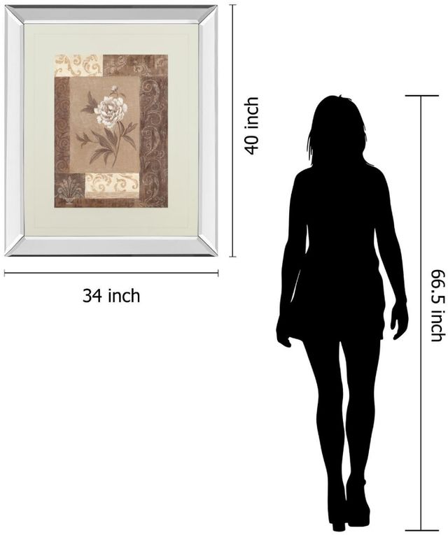 Classy Living Vivian Flasch Single Peony Wall Art-2