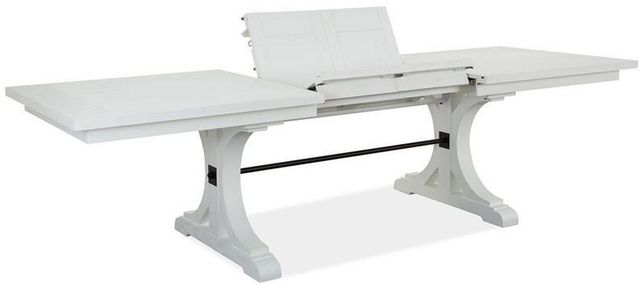 Magnussen Home® Harper Springs Silo White Trestle Dining Table-3