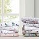 Olliix by Intelligent Design Grey Stars Twin XL Cozy Soft Cotton Novelty Print Flannel Sheet Set-5