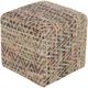 Surya Dahlia Dip Dyed Khaki Multi Ottoman-0