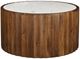 Coast2Coast Home™ Katina White Cocktail Table with Brown Base-2