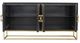 A & B Home Black/White Credenza-2