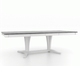 Canadel Customizable Gourmet 102" VR Base Dining Table with Two Removable Leaf's-2