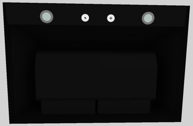 Vent-A-Hood® 30" Black Wall Mounted Liner Insert-2