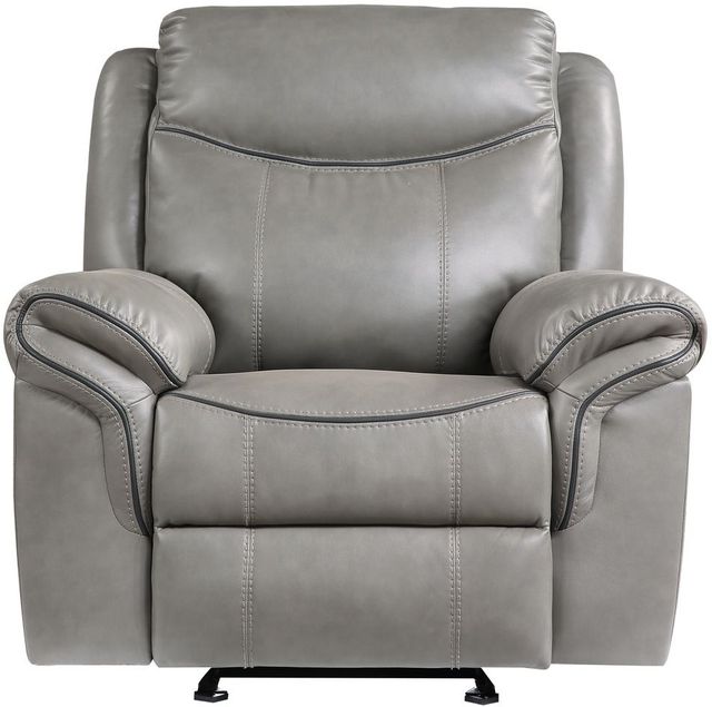 Mazin Furniture Aram Gray Glider Reclining Chair-2