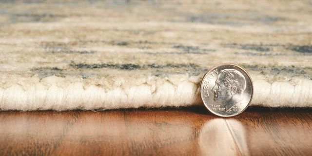 KAS Rugs Indulge 805 Sand/Blue Elegance 5'x7' Rug-1