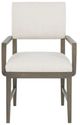 Fairfield® Customizable Entree Dining Silas Arm Chair with Mica Finish-1