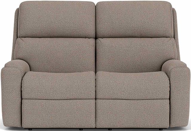 Flexsteel® Rio Brown Granite Reclining Loveseat-1