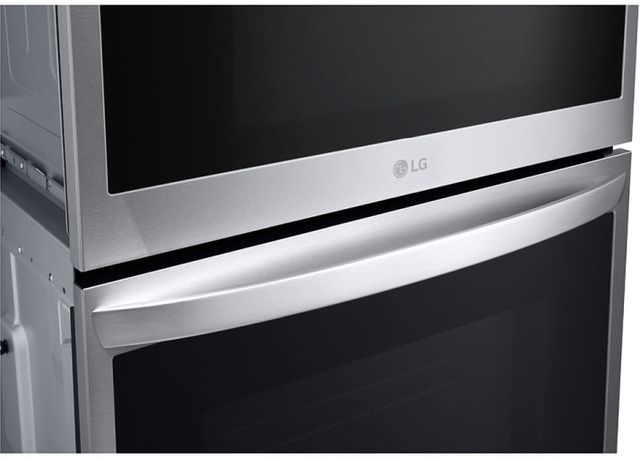 LG 24" 6.4 Cu. Ft. Printproof® Stainless Steel Double Electric Wall Oven-3