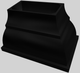 Vent-A-Hood® Designer Series 48" Black Island Range Hood-4