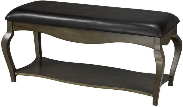 Brassex Inc. Espresso Accent Bench-1
