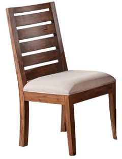 A-America® Anacortes Dark Taupe Ladderback Side Chair