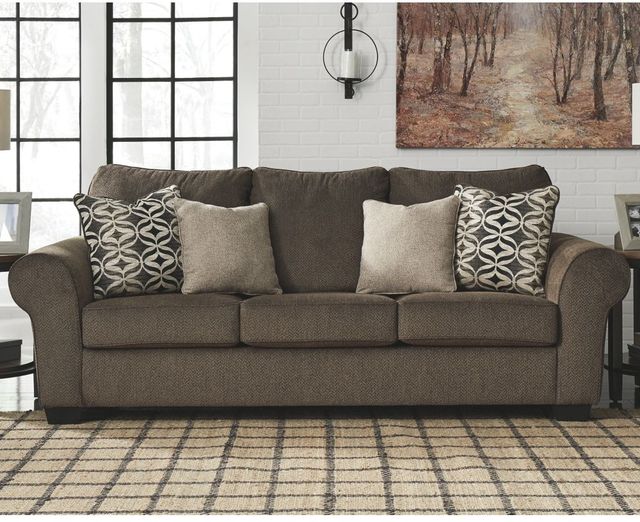 Benchcraft® Nesso Walnut Sofa-1