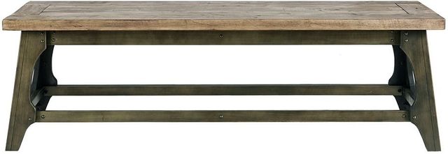 Olliix by INK+IVY Grey Oliver Dining Bench-1