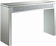 Coaster® Gillian Mirror Top Silver Rectangular Sofa Table-0