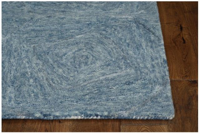 KAS Rugs Serenity Navy Geo 5'x7' Area Rug-1