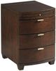 Hammary® Bowfront Espresso Chairside Table-0