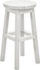 C R Plastics Generation Line  White Counter Stool-0