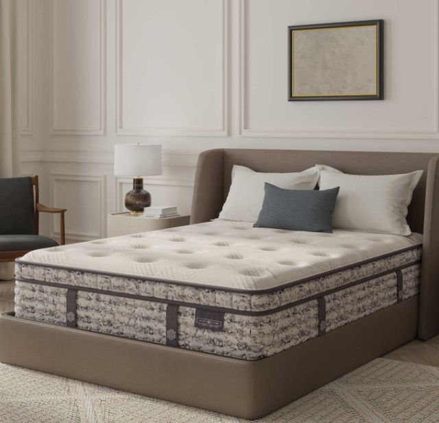 King Koil® Scott Living Kensly 15.5" Wrapped Coil Plush Euro Top Queen Mattress-1