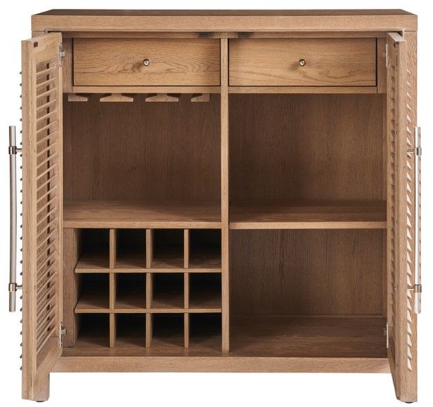 Universal Explore Home™ Weekender Coastal Living Home Sand Dune Bar Cabinet-3