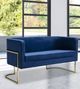 Mazin Furniture Betto Navy Loveseat-2