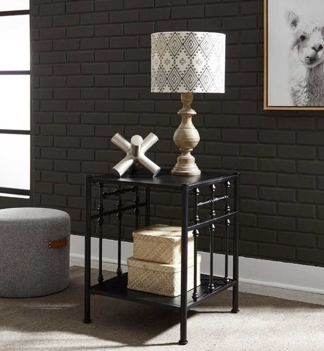 Liberty Furniture Vintage Black Open Nightstand-1