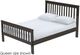 Crate Designs™ Furniture Espresso Queen Mission Bed-0