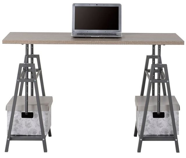 Signature Design by Ashley® Irene Gray Adjustable Height Desk-3