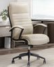 Parker House® Antique Linen Leather Desk Chair-1