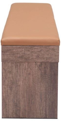 Zuo® Modern Bonkers 2-Piece Brown Storage Bench Set-2