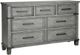 Signature Design by Ashley® Russelyn 6-Piece Gray California King Panel Storage Bed Set-2