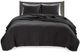 Olliix by Madison Park Black Twin/Twin XL Keaton Reversible Coverlet Set-0