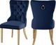 Meridian Furniture Carmen Navy Velvet Dining Chair-3