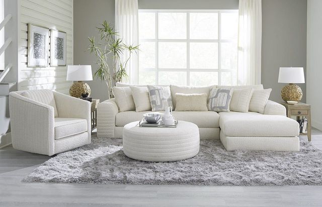 Inspired Home 176 Berber Oatmeal Swivel Glider -1