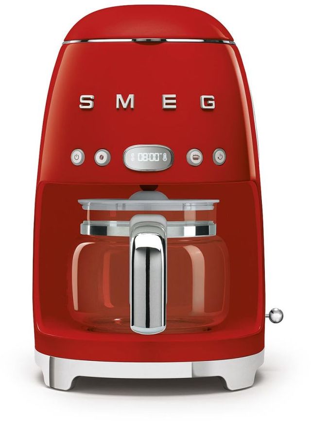 Smeg 50's Retro Style Red Drip Filter Coffee Machine-0