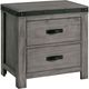 Elements International Wade Gray Nightstand-0