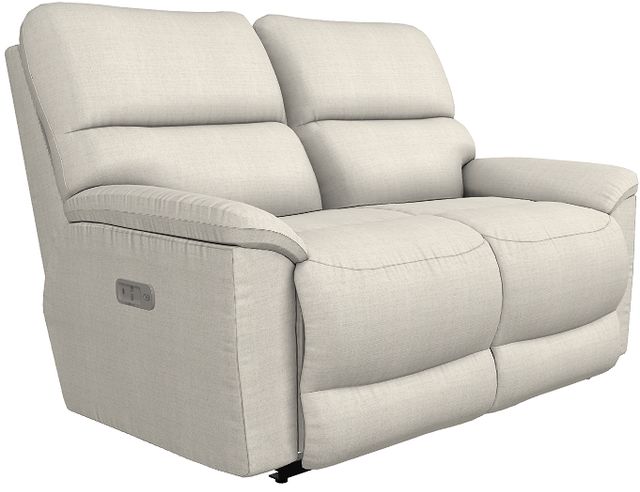 La-Z-Boy® Brooks Sugar Power Reclining Loveseat with Headrest-0