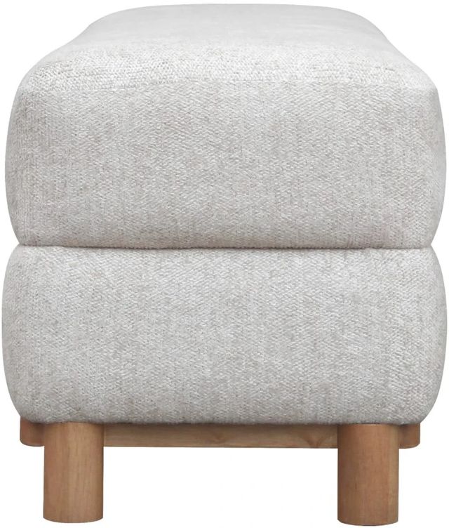 Modus Furniture Hollis Wood Sweet Upholstered Bench-3