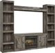 Signature Design by Ashley® Wynnlow 4-Piece Gray Entertainment Center Electric Fireplace-0