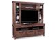 Handstone Algoma HDTV Unit with Hutch with 44’’ TV IOpening-0