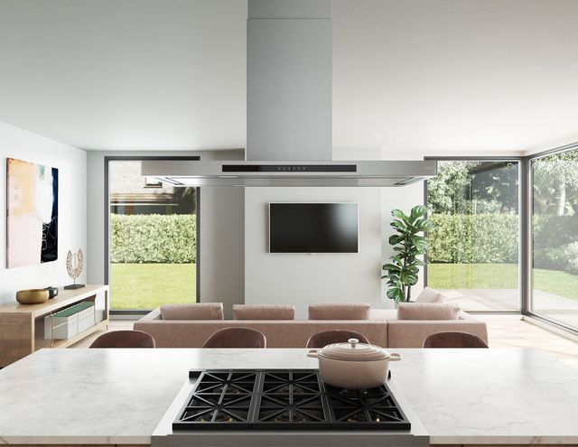 Zephyr Designer Collection Vista 42" Stainless Steel Island Range Hood-3