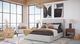 Modus Furniture Olivia Linen Full Platform Bed-1