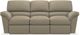La-Z-Boy® Reese Power La-Z Time® Leather Stone Full Reclining Sofa-0