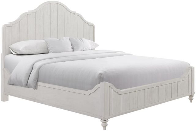 Bernards Citrus Heights Cement Queen Panel Bed-0