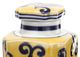 A & B Home Yellow Lidded Jar-1