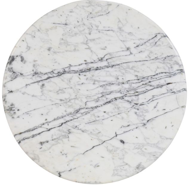 Meridian Furniture Formentera White Marble End Table-1