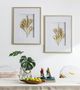 A & B Home 2-Piece Gold/White Botanical Wall Art Set-3