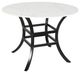 CabanaCoast® Customizable Monaco Stone 42" Outdoor Round Dining Table-4