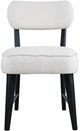 Jofran Inc. Urban Archive Wes Black/White Upholstered Dining Side Chair-2