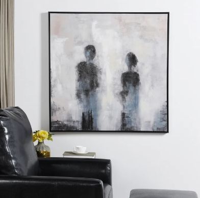 Stylecraft White Canvas Painting-1